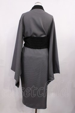 画像2: Favorite / テーラー襟着物袖タイトワンピース Free グレー H-26-03-16-1016-LO-OP-NS-ZH