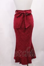 画像2: Sweetwood Lolita（海外ロリータブランド） / Letter from Ocean クラシック フィッシュテイルスカート S ワイン H-26-03-16-1017-LO-SK-NS-ZH (2)