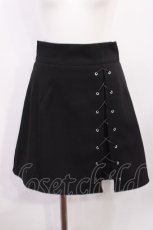 画像1: EATME / レースアップスカート M ブラック H-26-03-16-1020-LO-SK-NS-ZH (1)