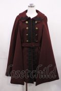 axes femme / クラシックケープコート M ボルドー H-26-03-16-1022-AX-CO-NS-ZH