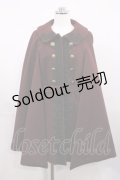 axes femme / クラシックケープコート M ボルドー H-26-03-16-1022-AX-CO-NS-ZTC063