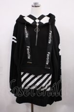 画像1: Favorite / ナゾノイキモノパーカー Free ブラック H-26-03-16-1023-LO-TO-NS-ZH (1)