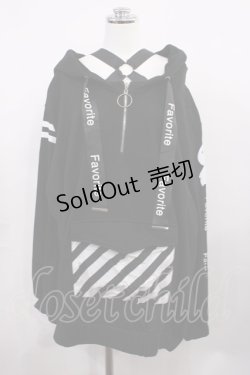 画像1: Favorite / ナゾノイキモノパーカー Free ブラック H-26-03-16-1023-LO-TO-NS-ZH