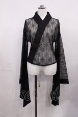 画像1: Royal Princess Alice / 振袖レースブラウス Free ブラック H-26-03-16-1025-LO-BL-NS-ZH (1)