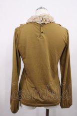 画像2: axes femme / ビッグリボンカットソー M ブラウン H-26-03-16-1026-AX-TO-NS-ZH (2)