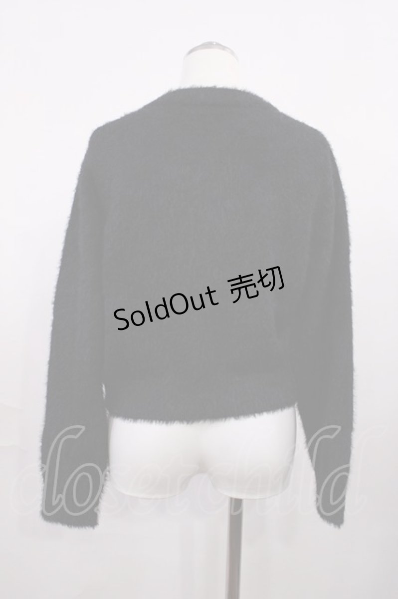 画像2: m petit by misako / MSKリボンカーディガン M ブラック H-26-03-16-1033-LO-TO-NS-ZH (2)