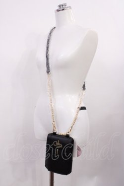 画像1: m petit by misako / NINA′Sスマホショルダーバッグ  ブラック H-26-03-16-1034-LO-BG-NS-ZH