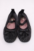 m petit by misako / AMリボンバレエシューズ L ブラック H-26-03-16-1037-LO-SH-NS-ZH