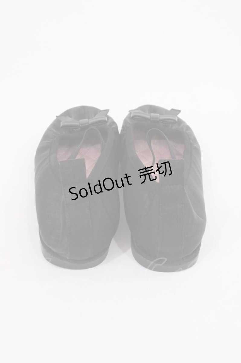 画像3: m petit by misako / AMリボンバレエシューズ L ブラック H-26-03-16-1037-LO-SH-NS-ZH (3)