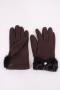 m petit by misako / 手袋  ワイン H-26-03-16-1038-LO-ZA-NS-ZH