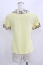 画像3: axes femme / ストライプ切替ポロシャツ M イエロー H-26-03-16-055-AX-TO-NS-ZH (3)