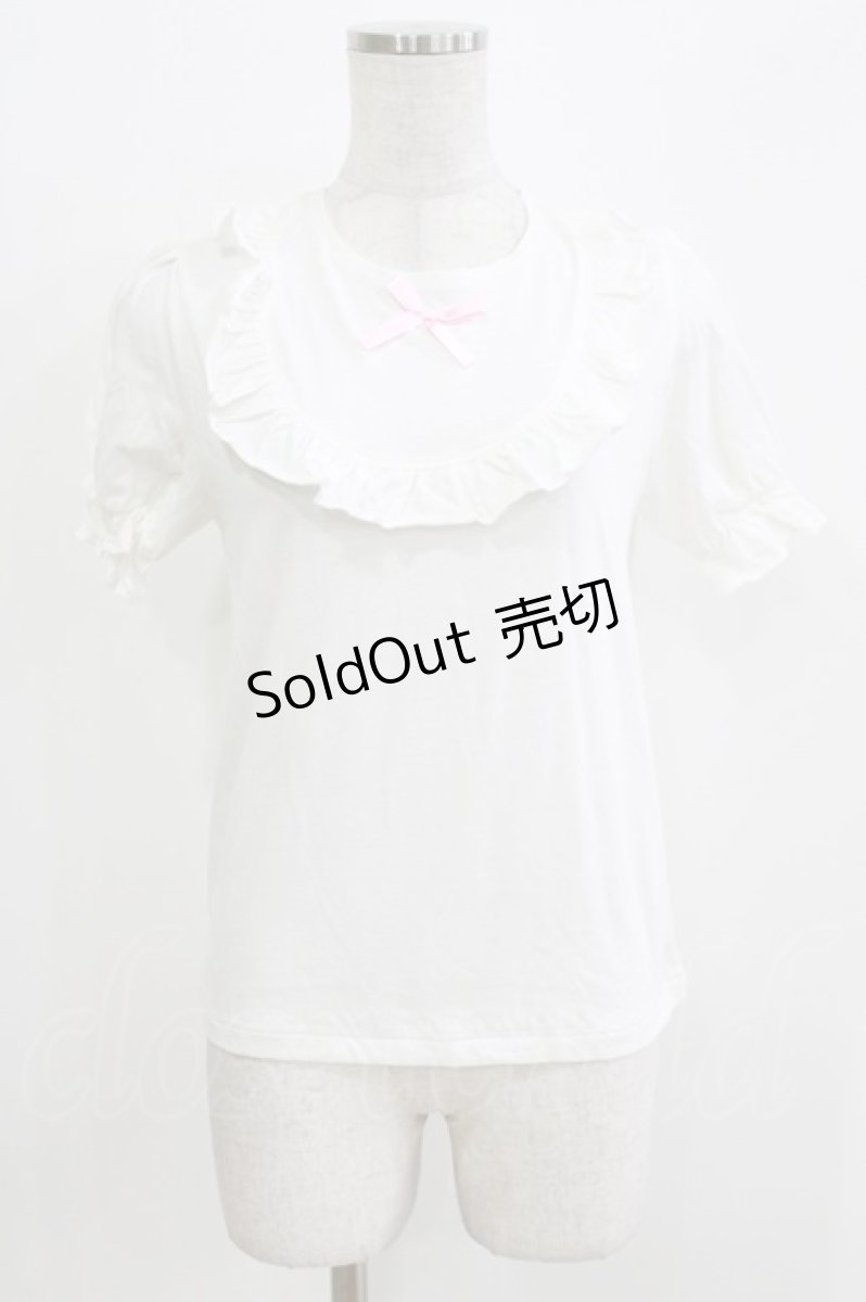 画像1: Nile Perch / ヨークフリルトップス Free 白 H-26-03-16-059-LO-TO-NS-ZH (1)