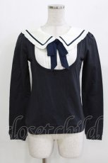 画像1: LIZ LISA / ヨーク切替トップス Free ネイビー H-26-03-16-060-LO-TO-NS-ZH (1)