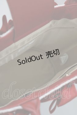 画像3: m petit by misako / AMリボンツキカゴTT  オフ/レッド H-26-03-16-062-LO-BG-NS-ZH