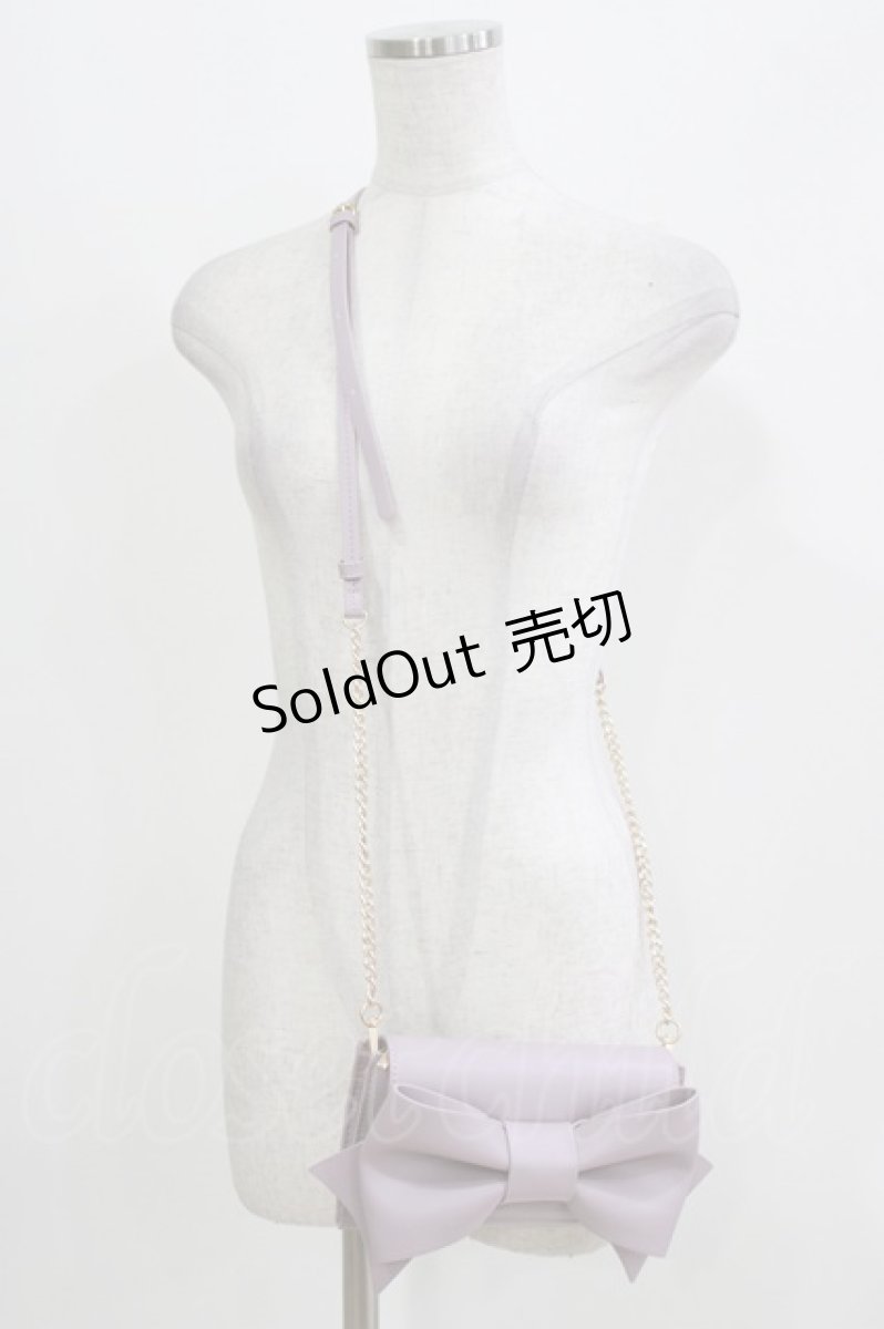 画像1: m petit by misako / AMリボンフラップSLD  ラベンダー H-26-03-16-063-LO-ZA-NS-ZH (1)