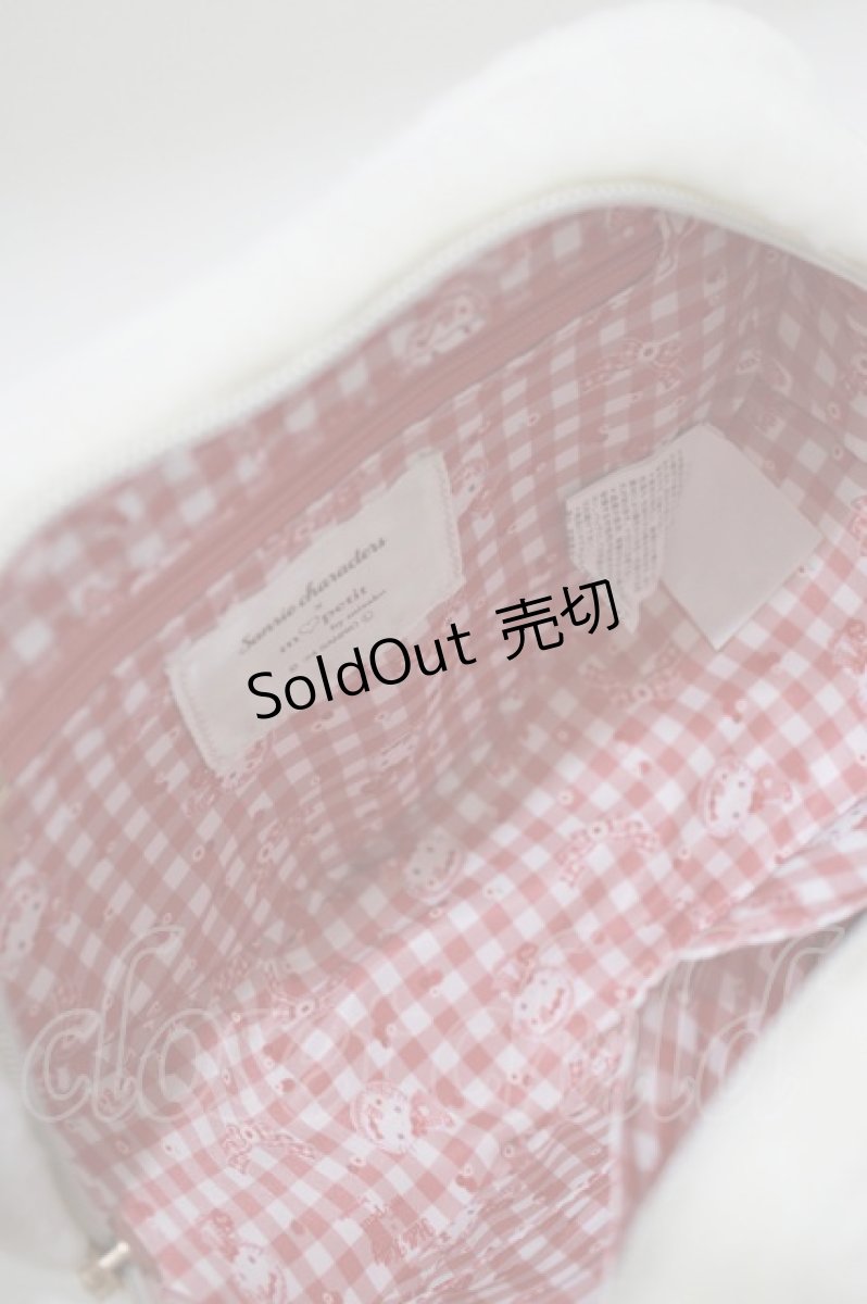 画像2: m petit by misako / サンリオキャラクターズコラボ ハローキティ ショルダーバッグ  白 H-26-03-16-064-LO-BG-NS-ZH (2)