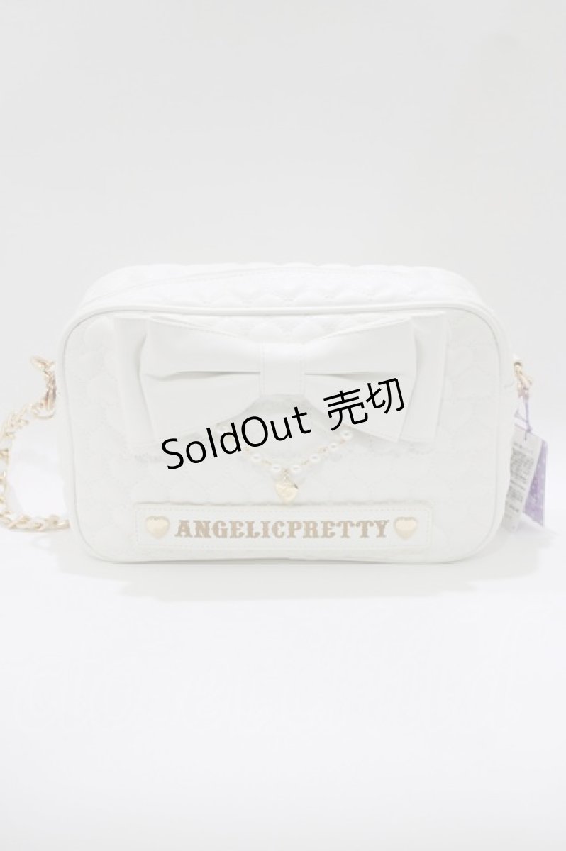 画像2: Angelic Pretty / Heartキルティングショルダーバッグ  白 H-26-03-16-065-AP-BG-NS-ZH (2)