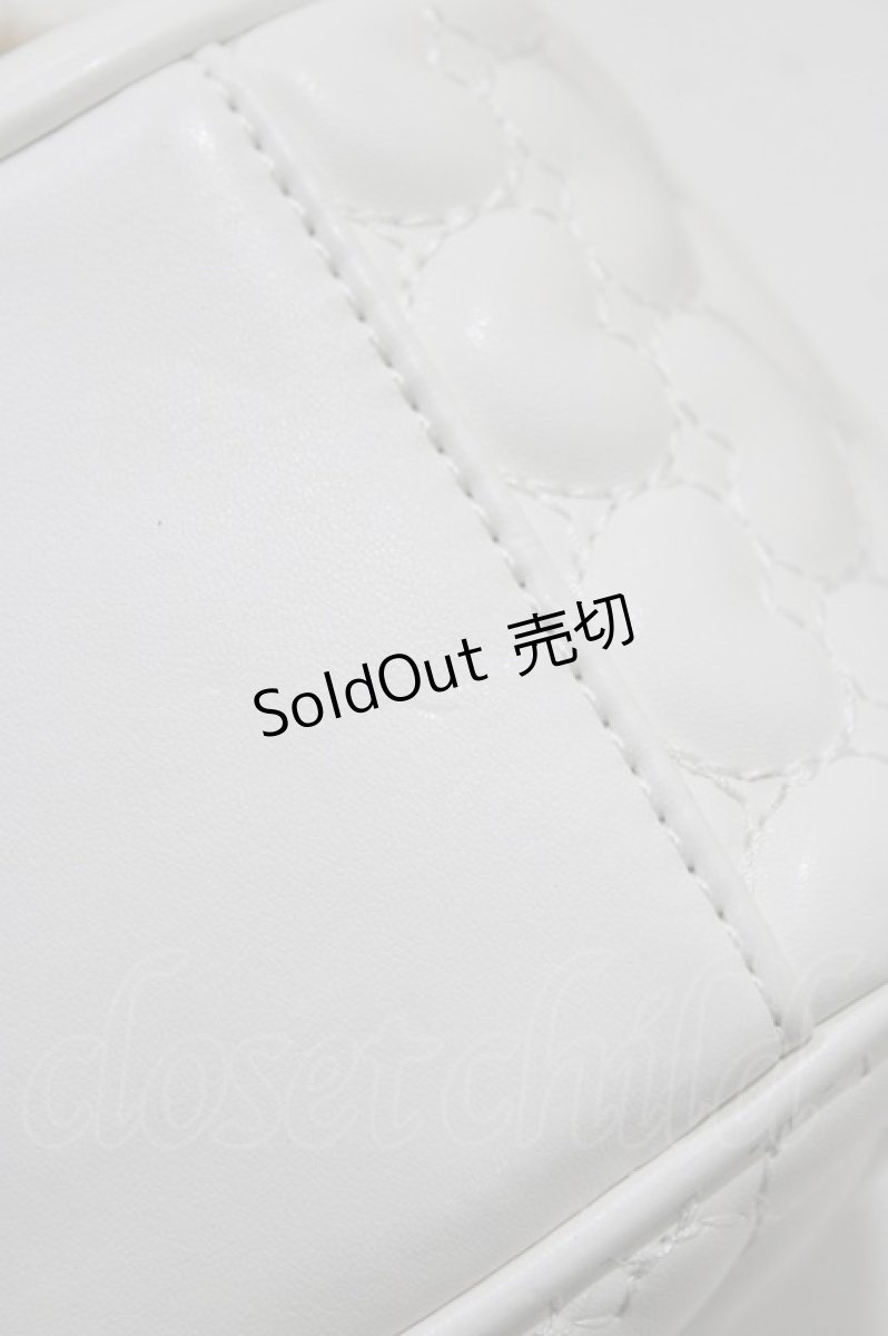 画像5: Angelic Pretty / Heartキルティングショルダーバッグ  白 H-26-03-16-065-AP-BG-NS-ZH (5)