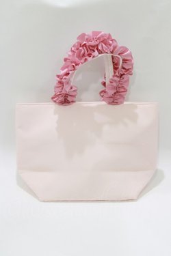 画像2: Maison de FLEUR / タキシードサム フリルハンドルトートバッグ  ピンク H-26-03-16-066-LO-BG-NS-ZH