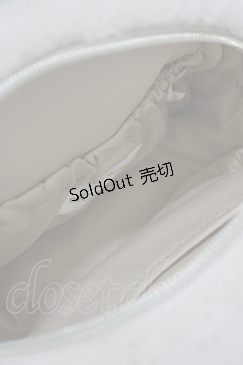 画像3: m petit by misako / AM*クマサンポーチ  ベージュ H-26-03-16-068-LO-ZA-NS-ZH (3)