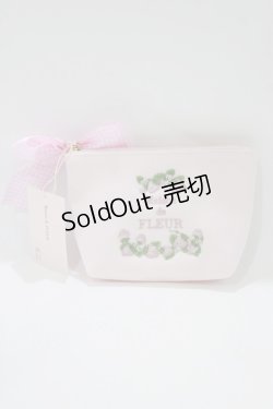 画像1: Maison de FLEUR / いちごポーチ  ピンク H-26-03-16-076-LO-ZA-NS-ZH