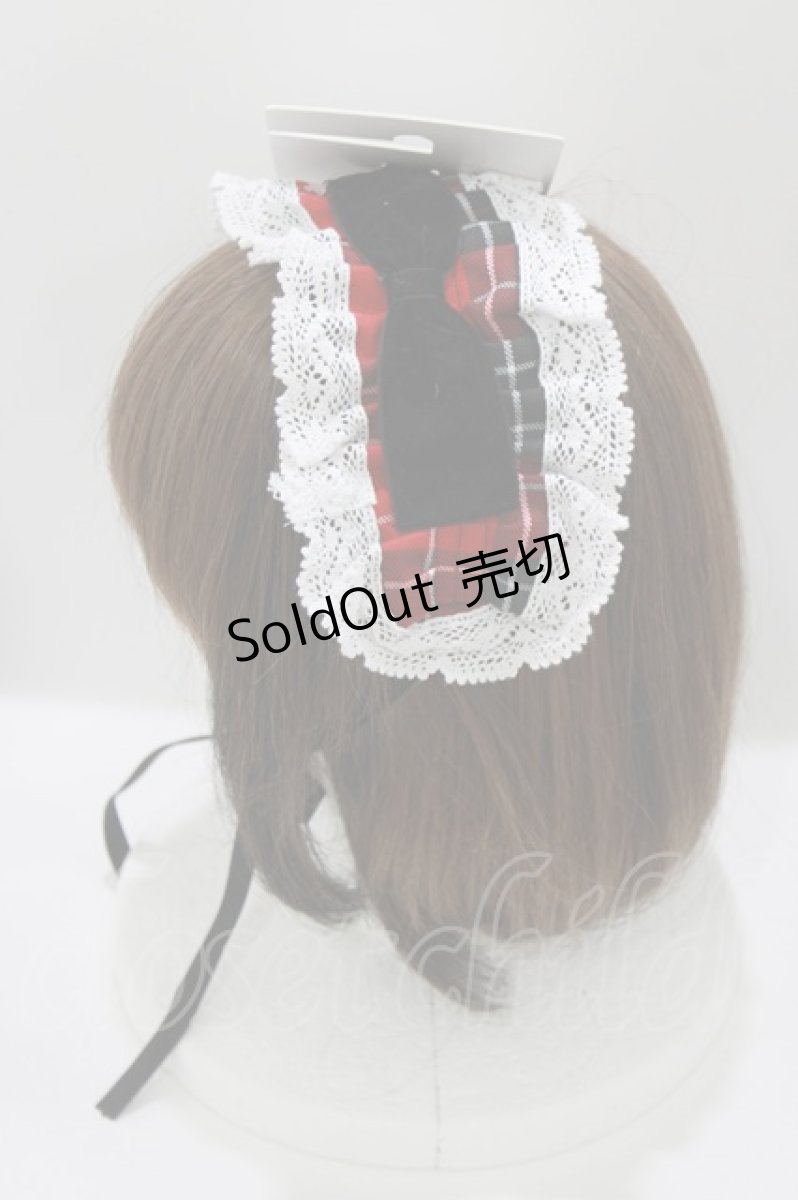 画像2: Eri Aino's collaboration / AE*ヘッドドレス  レッド H-26-03-16-077-PU-AC-NS-ZH (2)