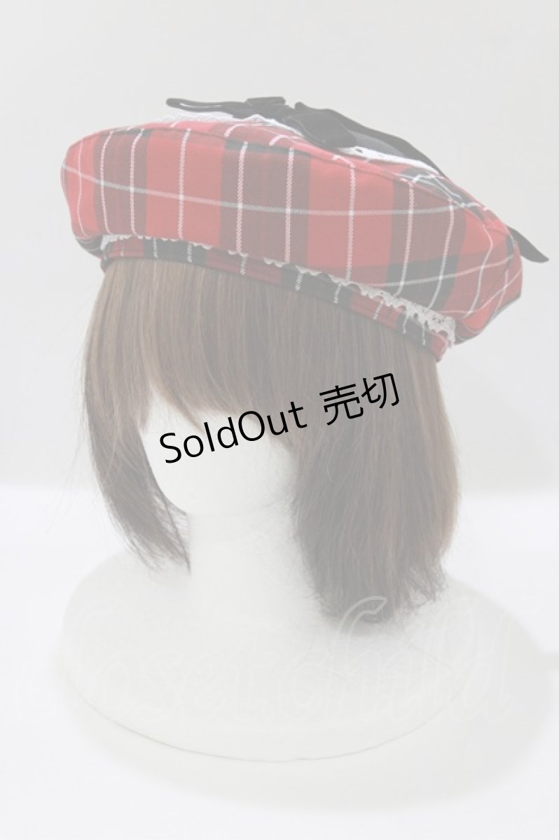 画像1: Eri Aino's collaboration / AE*ベレー  レッド H-26-03-16-079-PU-AC-NS-ZH (1)