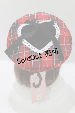 画像2: Eri Aino's collaboration / AE*ベレー  レッド H-26-03-16-079-PU-AC-NS-ZH