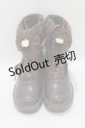 m petit by misako / AMNIFFレースUPブーツ L ブラウン H-26-03-16-080-LO-SH-NS-ZH
