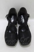 Cherirulu Chocola / 太ヒールパンプス L ブラック H-26-03-16-081-GO-SH-NS-ZH