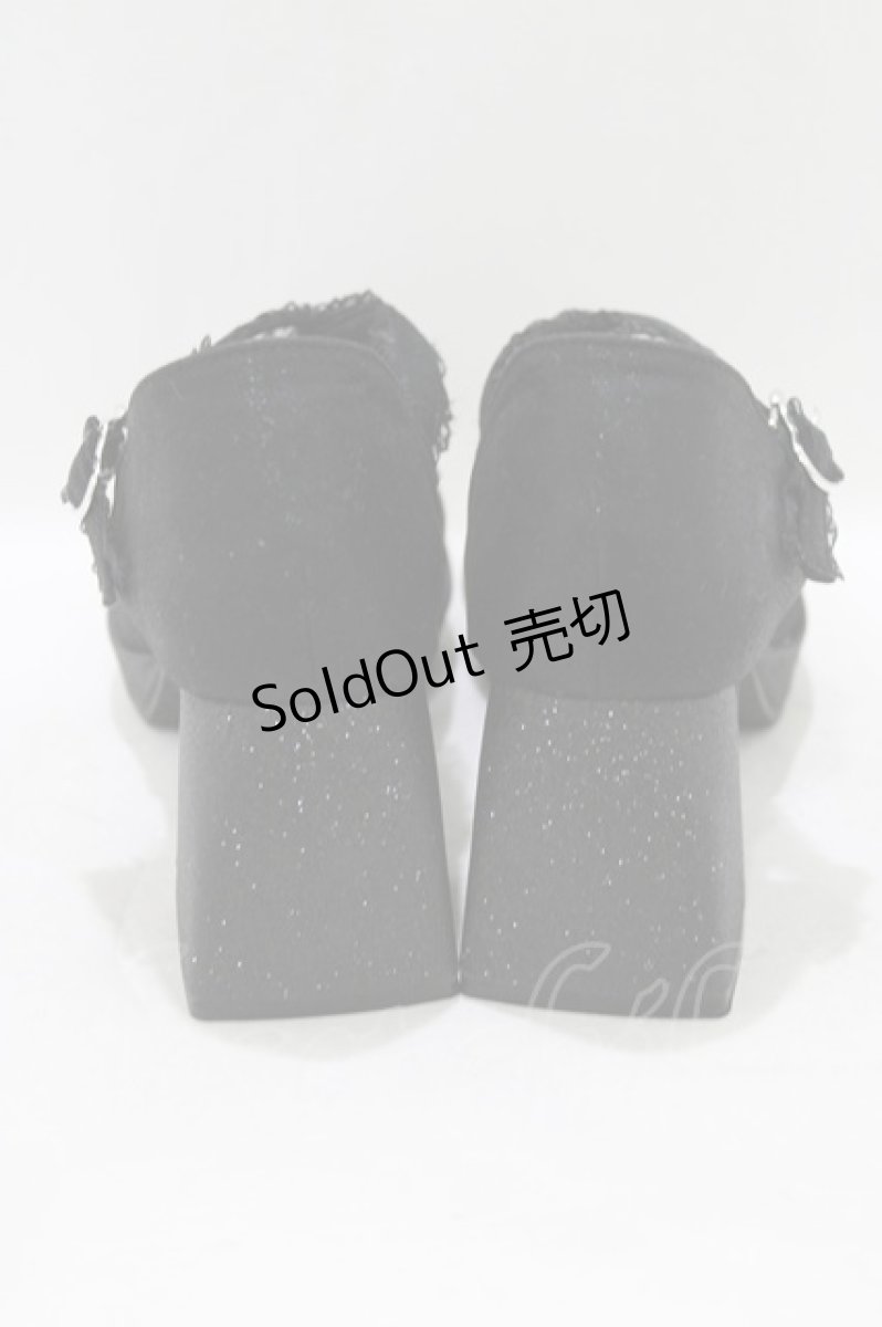 画像3: Cherirulu Chocola / 太ヒールパンプス L ブラック H-26-03-16-081-GO-SH-NS-ZH (3)