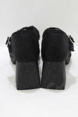 画像3: Cherirulu Chocola / 太ヒールパンプス L ブラック H-26-03-16-081-GO-SH-NS-ZH (3)