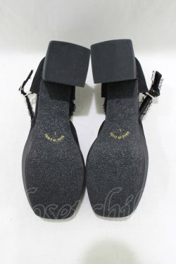 画像4: Cherirulu Chocola / 太ヒールパンプス L ブラック H-26-03-16-081-GO-SH-NS-ZH