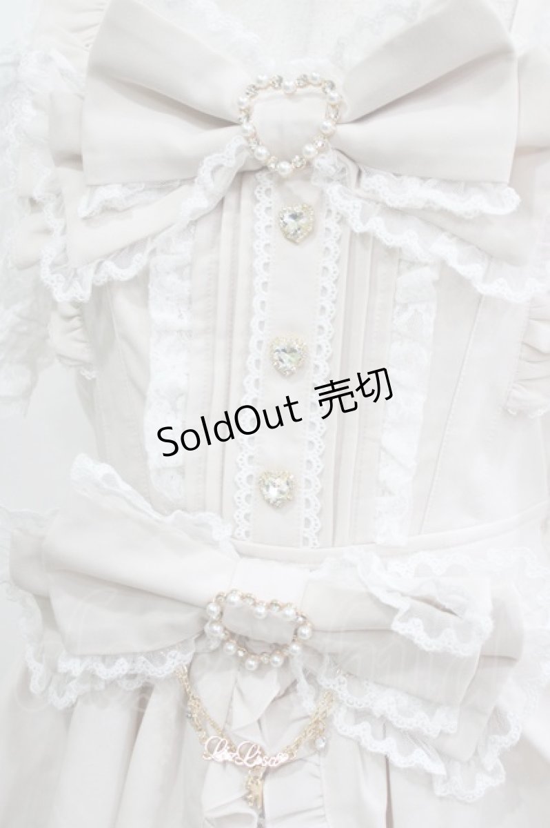 画像4: LIZ LISA / フロントカシュクールBIGリボンセットアップのトップス Free ピンク H-26-03-16-083-LO-OP-NS-ZH (4)