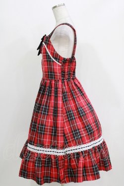 画像2: Eri Aino's collaboration / シャーロットの水曜日 ジャンパースカート M レッド H-26-03-16-007-PU-OP-NS-ZH