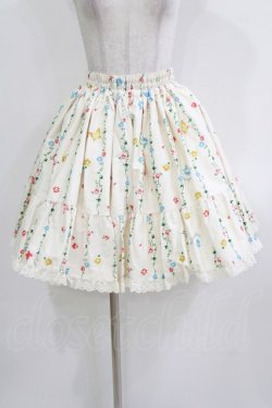 画像1: metamorphose / 木漏れ日の森フリルスカート Free オフ H-26-03-16-008-ME-SK-NS-ZH