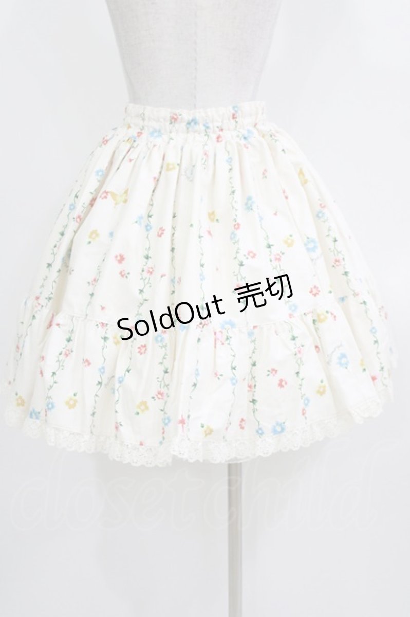 画像3: metamorphose / 木漏れ日の森フリルスカート Free オフ H-26-03-16-008-ME-SK-NS-ZH (3)