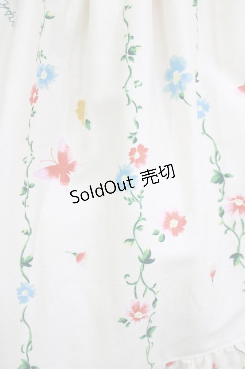 画像4: metamorphose / 木漏れ日の森フリルスカート Free オフ H-26-03-16-008-ME-SK-NS-ZH (4)