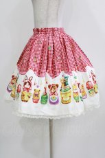 画像2: metamorphose / Nostalgic Matryoshka Doll ミニスカート Free レッド H-26-03-16-009-ME-SK-NS-ZH (2)