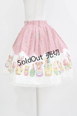 画像2: metamorphose / Nostalgic Matryoshka Doll ミニスカート Free レッド H-26-03-16-009-ME-SK-NS-ZH