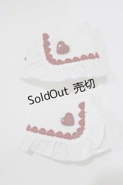 画像4: metamorphose / Chelsea エプロン付ジャンパースカート(ストライプ) Free レッド H-26-03-16-001-ME-OP-NS-ZH