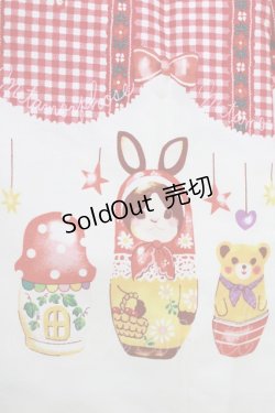 画像4: metamorphose / Nostalgic Matryoshka Doll ミニスカート Free レッド H-26-03-16-009-ME-SK-NS-ZH