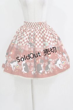 画像1: metamorphose / まどろみの浪漫ミニスカート Free えんじ H-26-03-16-010-ME-SK-NS-ZH