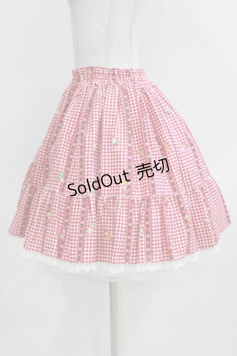 画像2: metamorphose / Nostalgic Matryoshka Dollフリルスカート Free レッド H-26-03-16-011-ME-SK-NS-ZH (2)