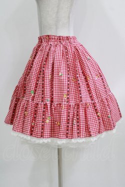 画像2: metamorphose / Nostalgic Matryoshka Dollフリルスカート Free レッド H-26-03-16-011-ME-SK-NS-ZH
