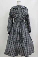 画像3: m petit by misako / NINA'S/リボンチェックワンピース M ブラック H-26-03-16-012-LO-OP-NS-ZH (3)