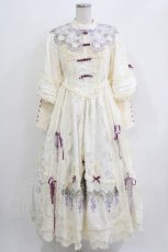 画像1: CAPREOLUS PYGARGUS（海外ロリータブランド） / 千春 ワンピース L 生成り H-26-03-16-013-LO-OP-NS-ZH (1)