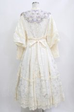 画像3: CAPREOLUS PYGARGUS（海外ロリータブランド） / 千春 ワンピース L 生成り H-26-03-16-013-LO-OP-NS-ZH (3)