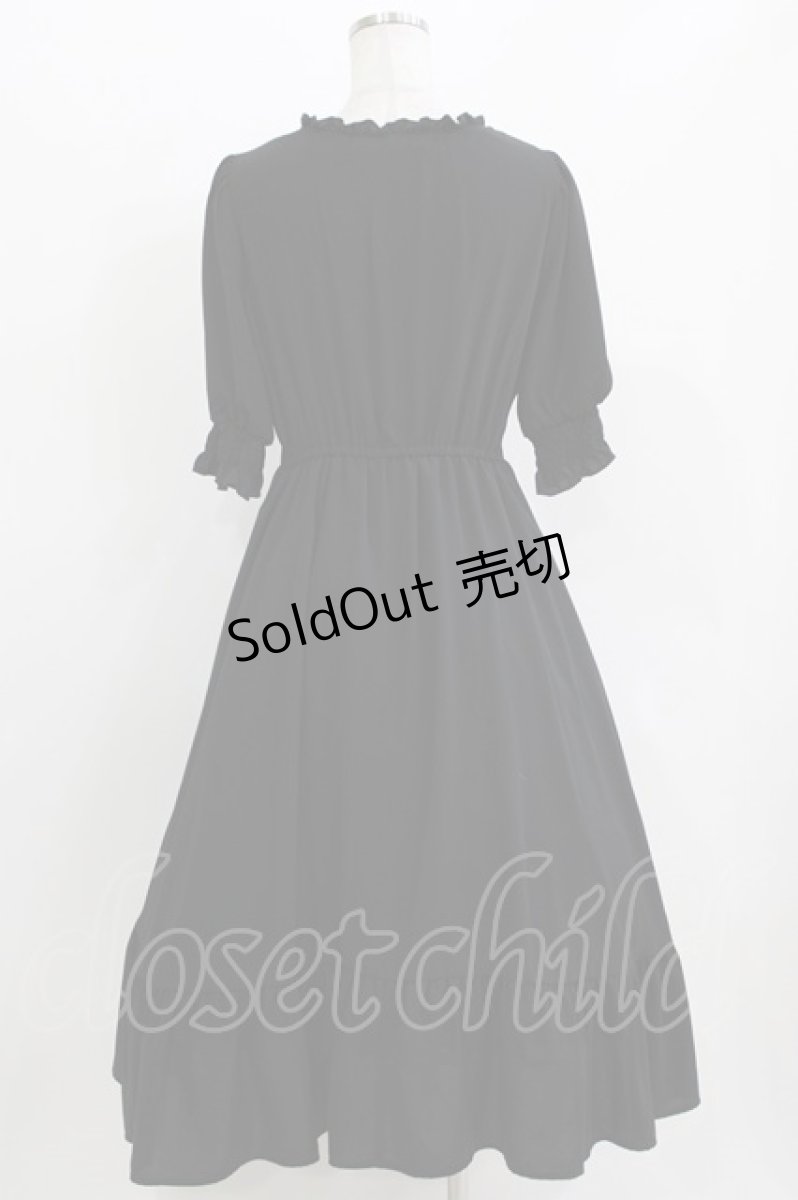 画像3: m petit by misako / AMレースアップワンピース L ブラック H-26-03-16-014-LO-OP-NS-ZH (3)