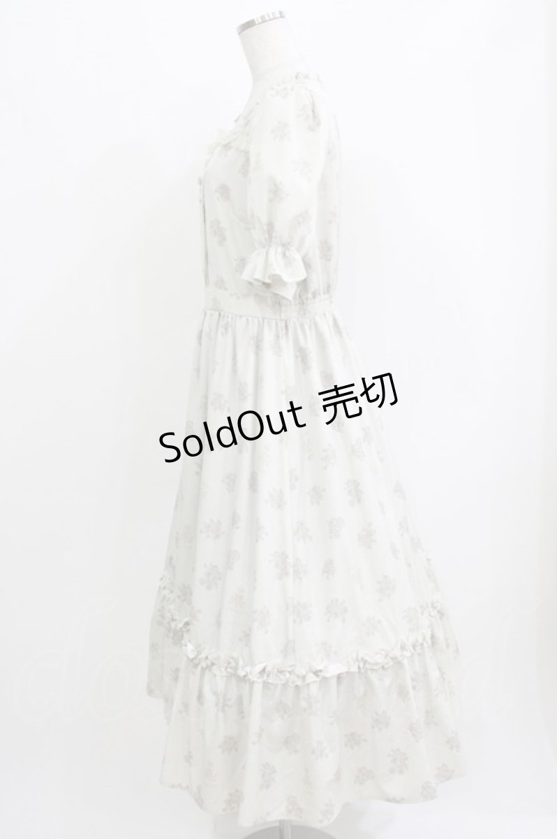 画像2: m petit by misako / AOKハナガラスクエアワンピース L アイボリー H-26-03-16-015-LO-OP-NS-ZH (2)